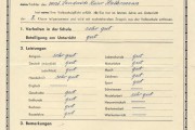 Entlassungszeugnis-Volksschule-Holtum-Marsch